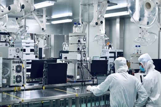 Frustrated researcher in lab